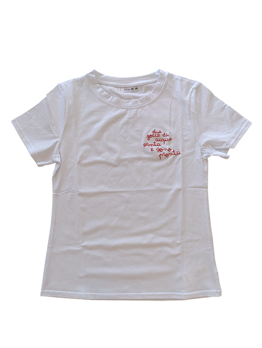 T-SHIRT SCRITTA
