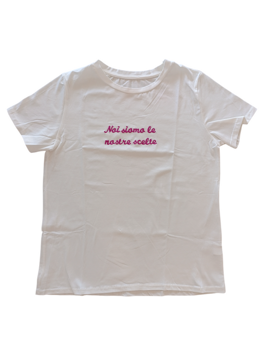 T-SHIRT SCRITTA