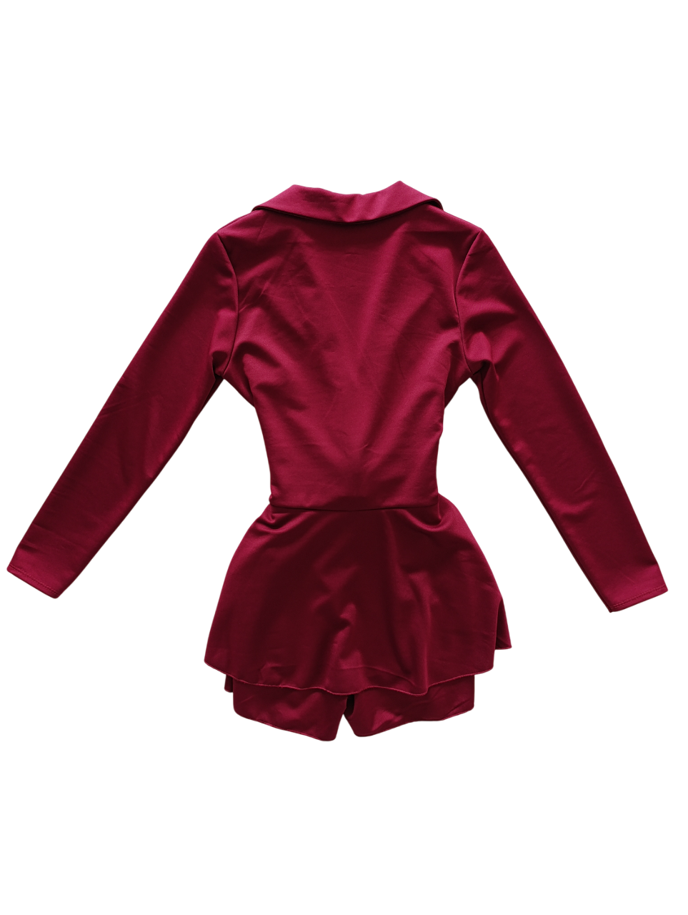 ABITO PANTALONCINO BORDEAUX